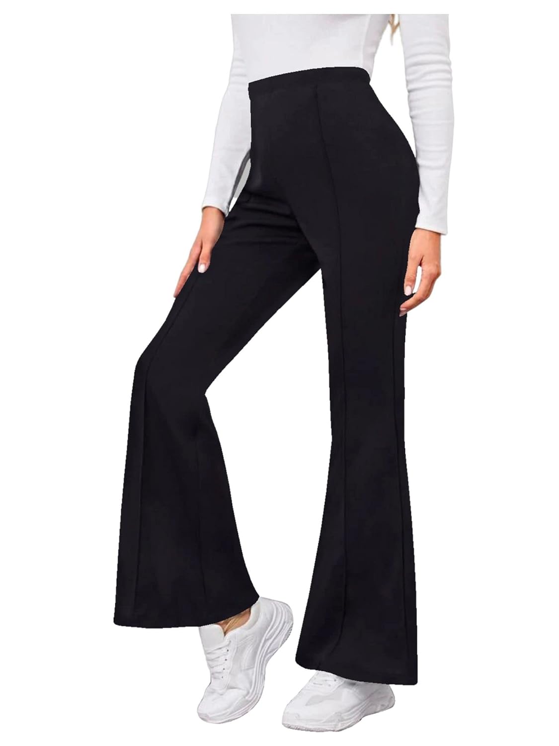 Dream Beauty Fashion Women's Bell Bottom High Waist