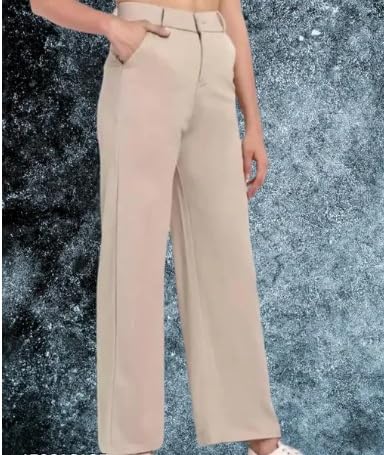 Elendra Women's Polyester Blend Casual Pants