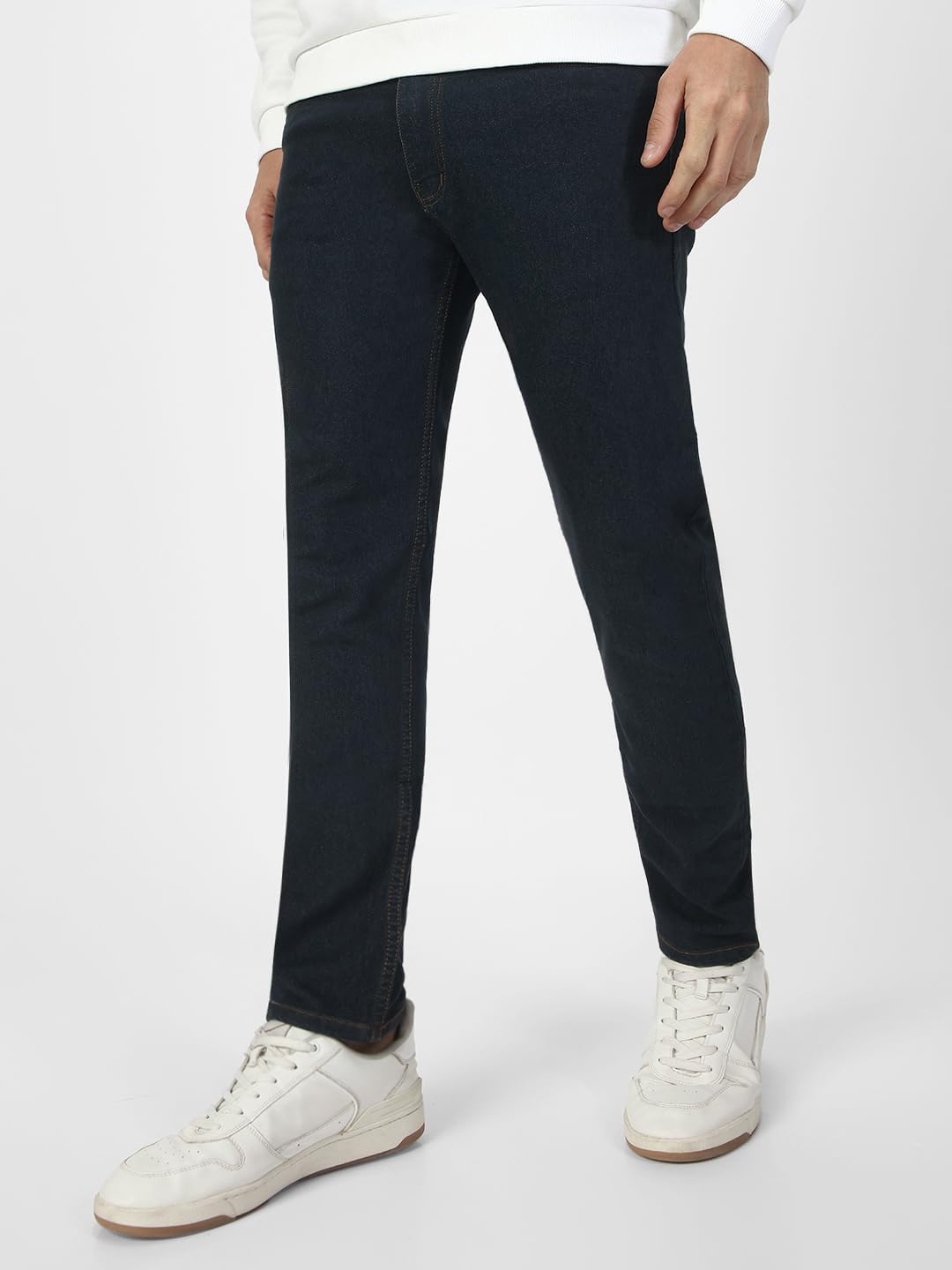 Urbano Fashion Men's Slim Fit Washed Jeans Stretchable