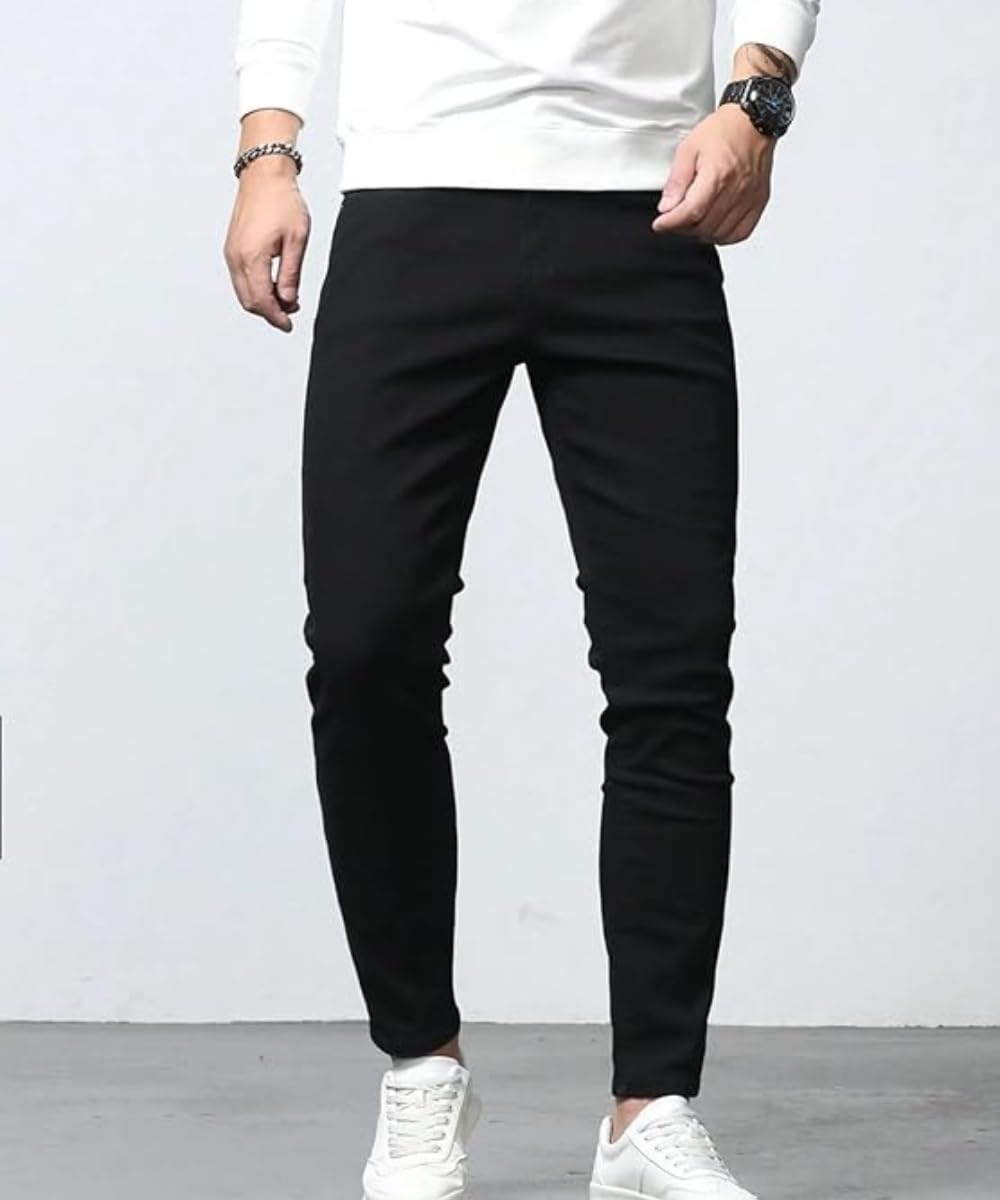 PYKAR Mens Jeans Stretchable Cotton Fabric Regular Fit