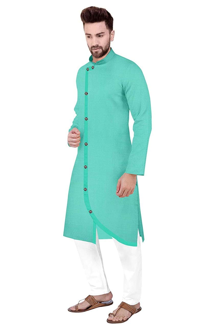 trustous Men's Cotton Kurta Set