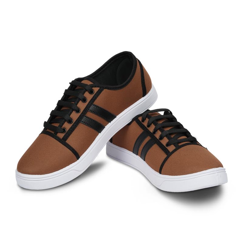 FREE KICKS Classic Black Sneakers for Men - alphahostel.in