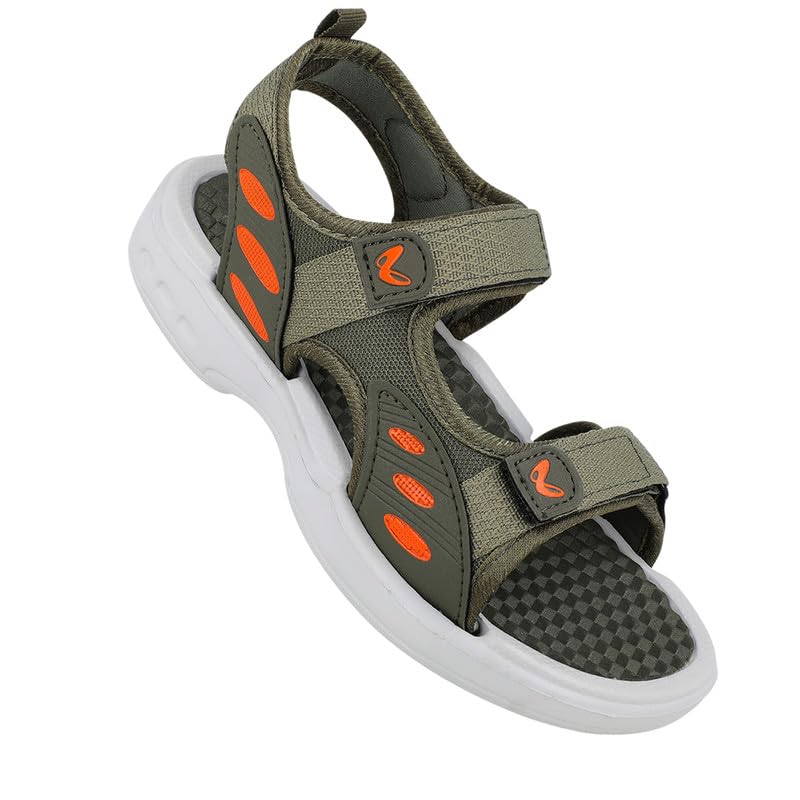 WALKAROO Mens Navy Blue Sports Sandals