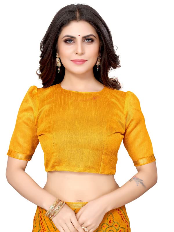 SIRIL Women's Chiffon Printed Saree with Blouse Piece