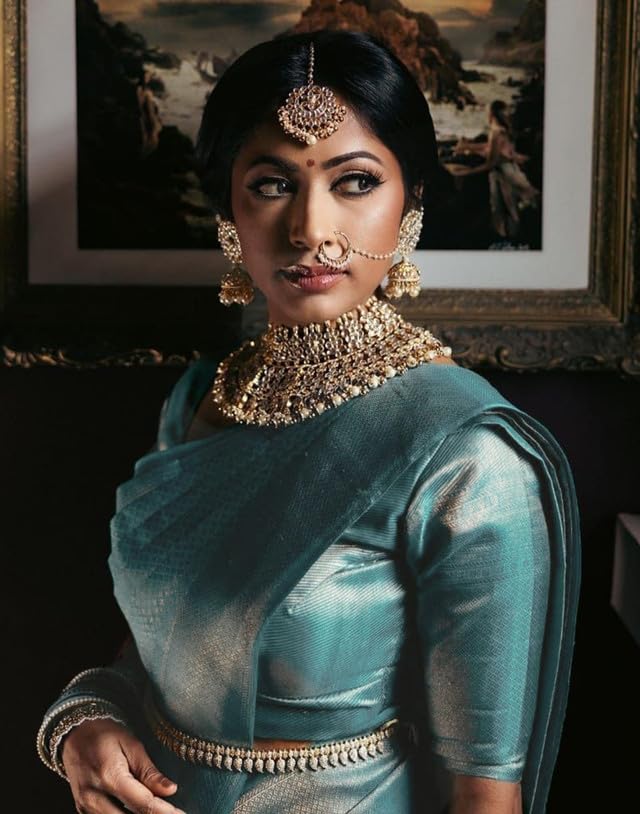 Women's Kanjivaram Soft Silk Blouse Piece For Wedding