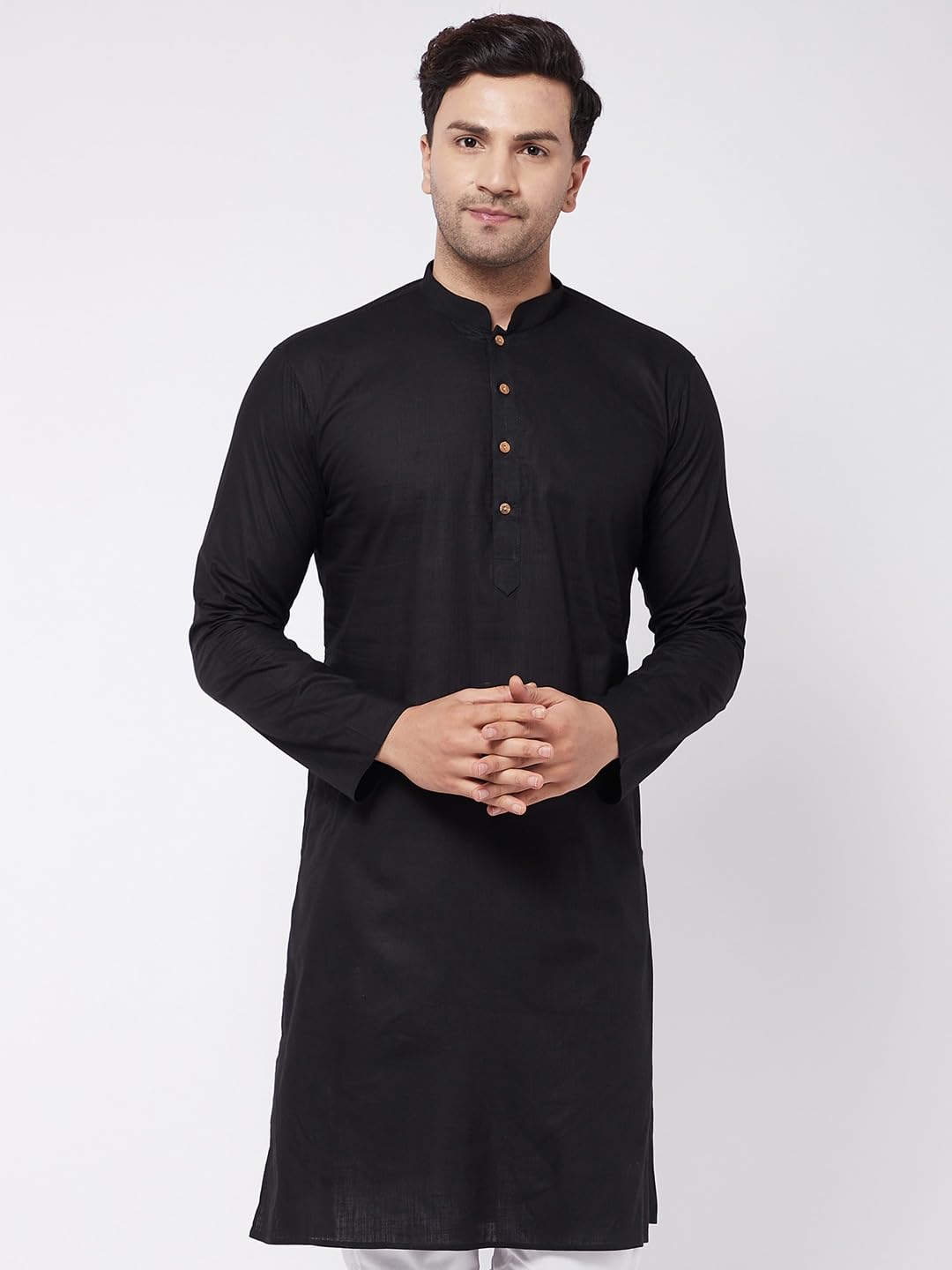 Lymio Men's Cotton Blend Regular Fit Casual Kurta