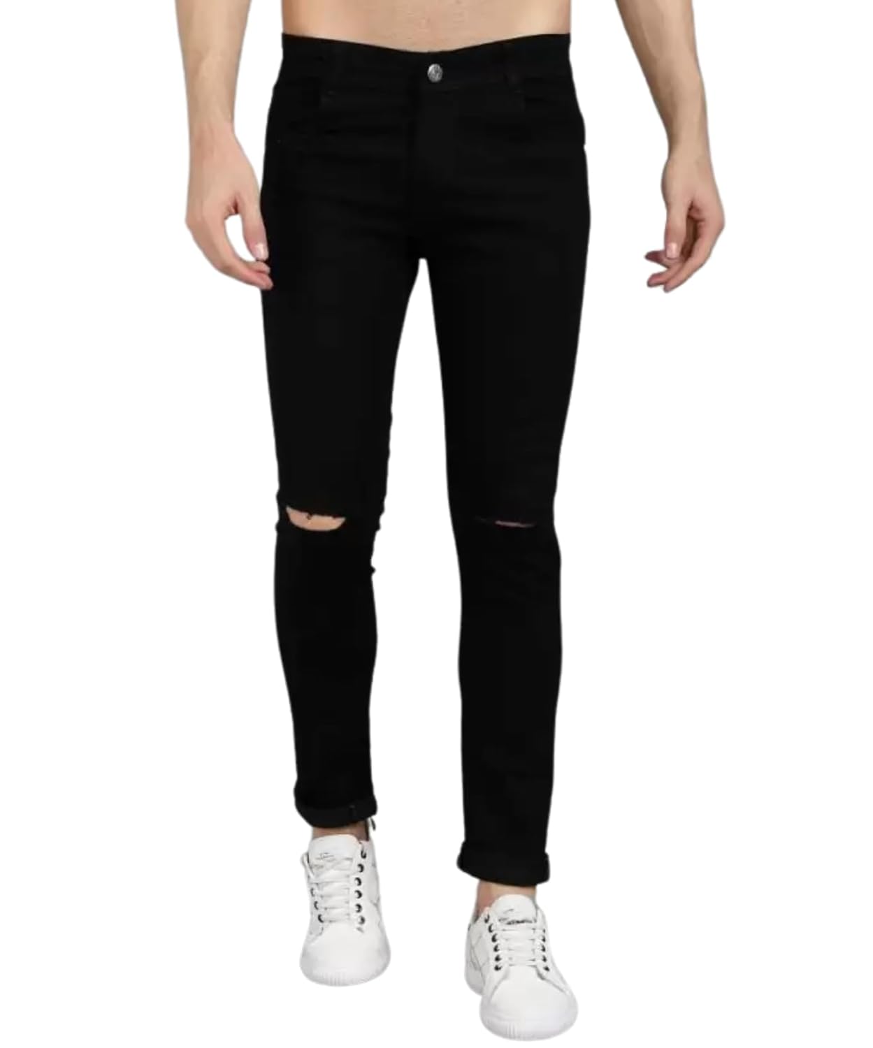 PYKAR Mens Jeans Stretchable Cotton Fabric Regular Fit