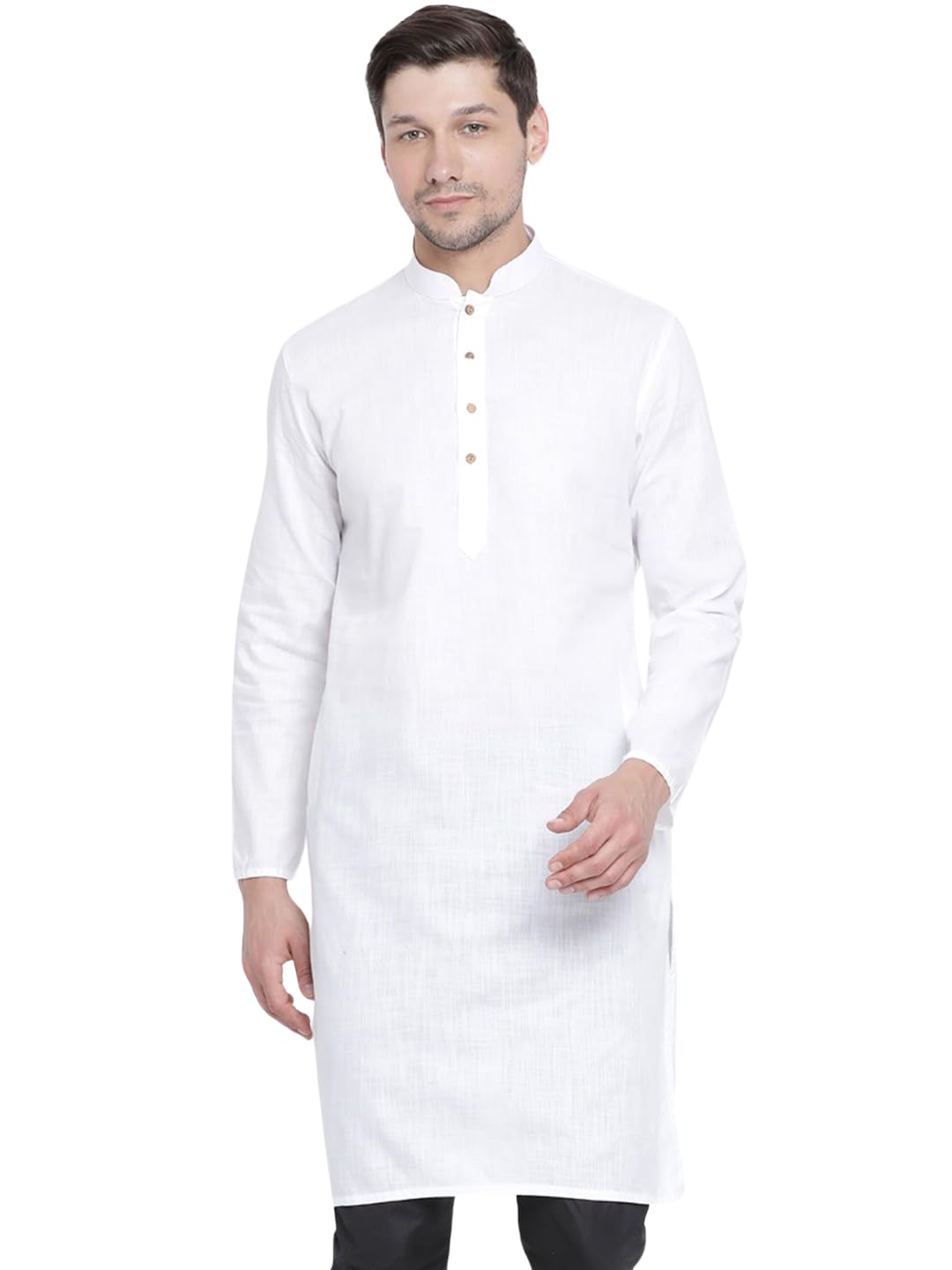 Lymio Men's Cotton Blend Regular Fit Casual Kurta