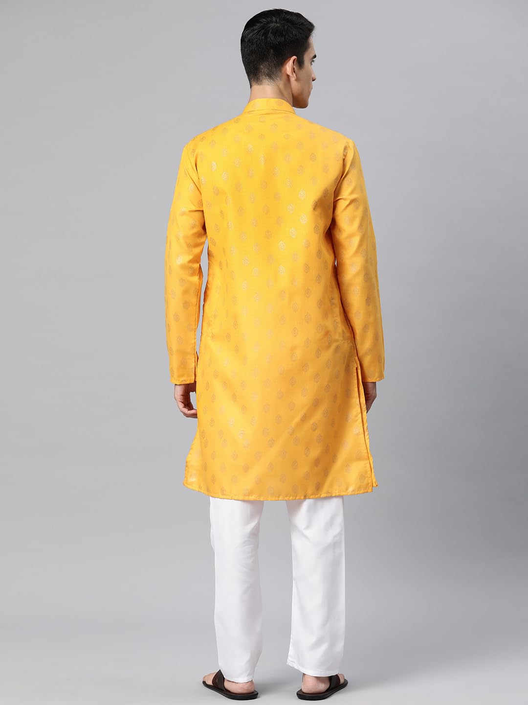 Luxrio Kurta for Men Cotton Blend Printed Regular Fit