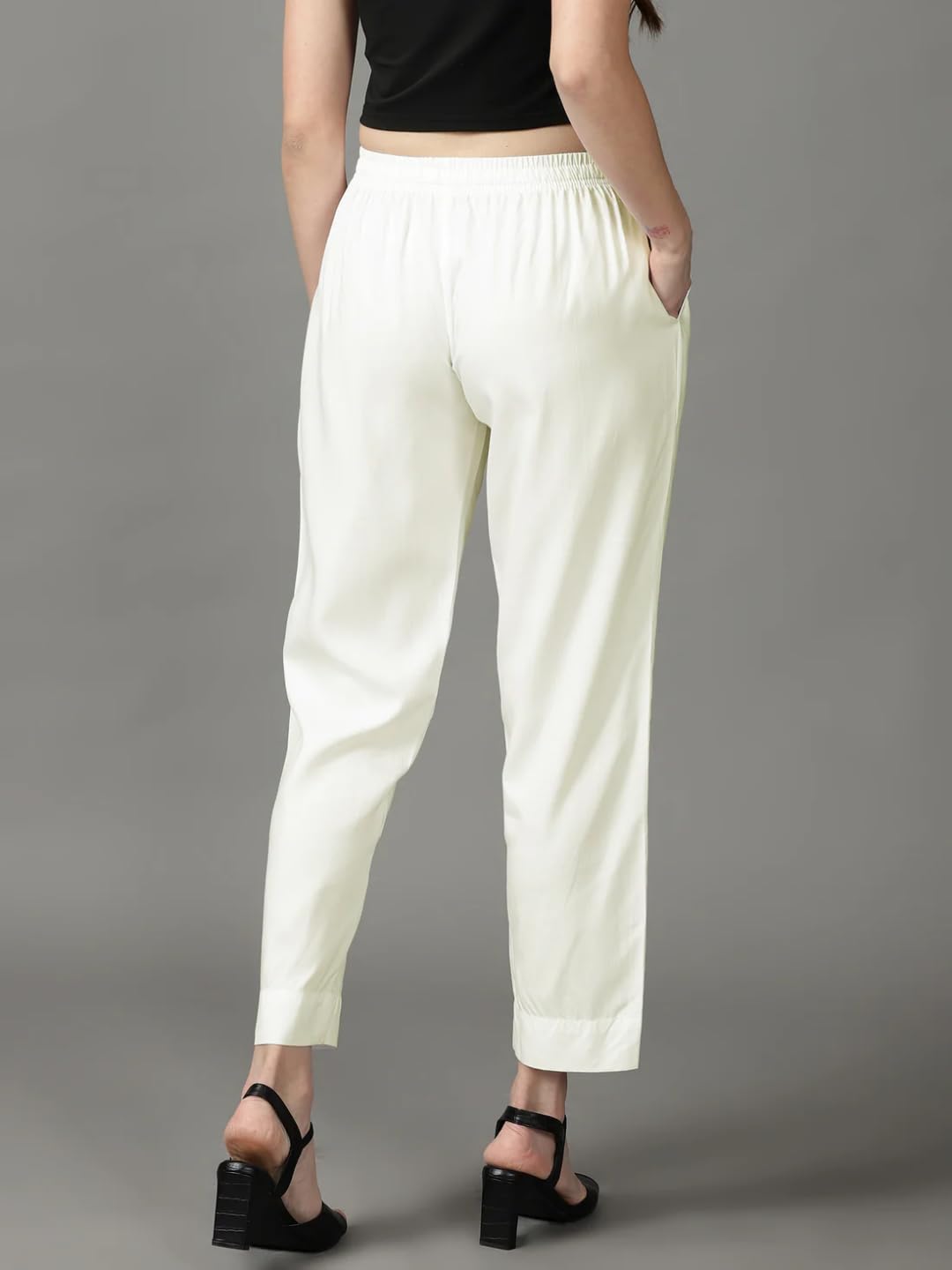 Cadila Women's Cotton Drawstring Rayon Pants