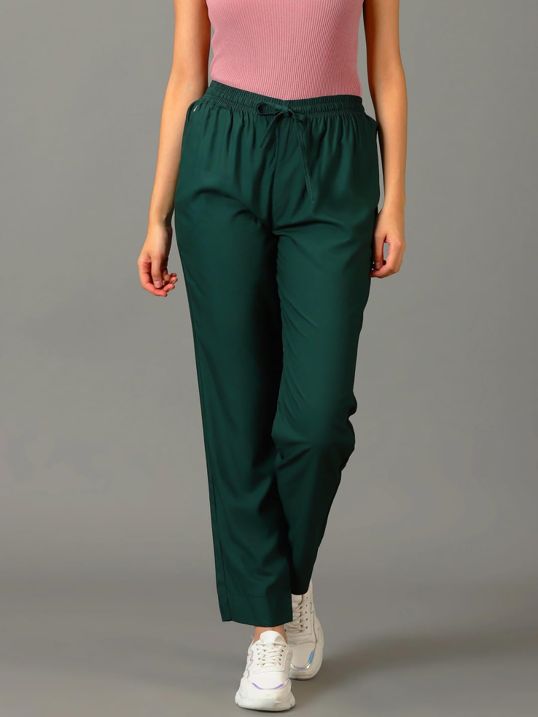 Cadila Women's Cotton Drawstring Rayon Pants