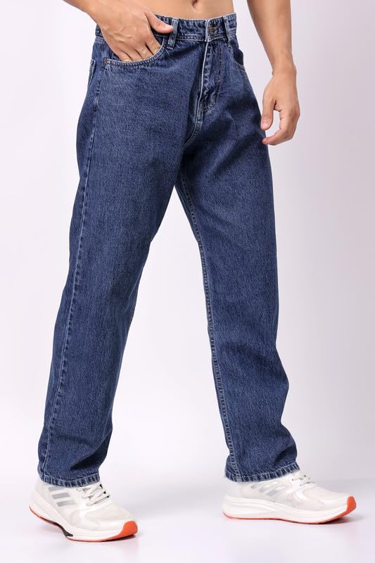 London Hills Men's Relaxed Fit Mid Rise Jeans || Relaxed