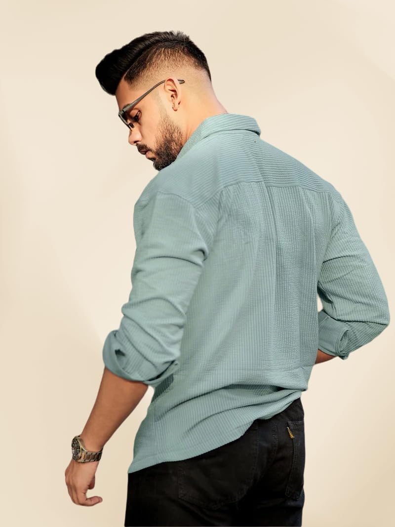 IndoPrimo Men's Regular Fit Fancy Double Pocket