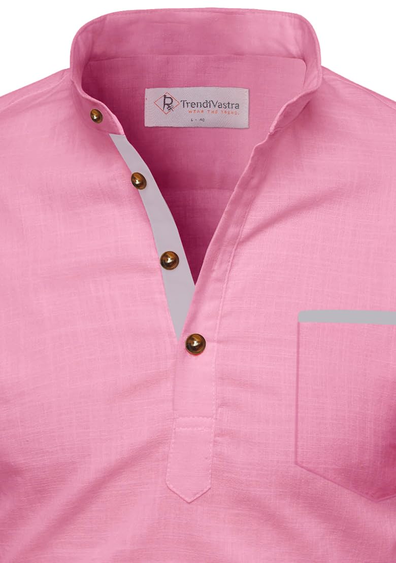TrendiVastra Men's Cotton Blend Fabric Full Sleeve