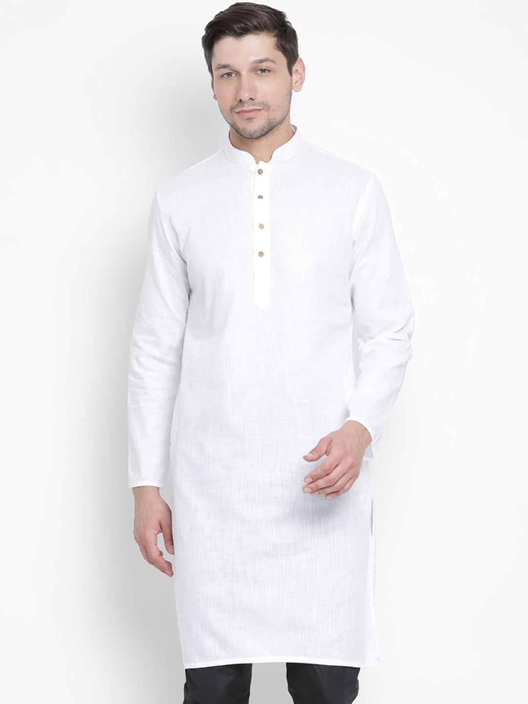 Lymio Men's Cotton Blend Regular Fit Casual Kurta