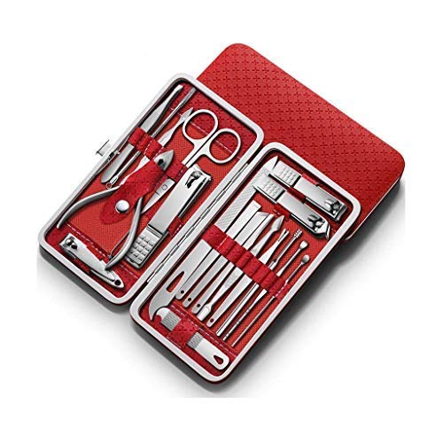 URBANMAC Manicure Pedicure 16 Tools Set Nail Clippers
