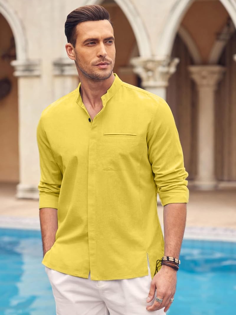 Bellstone Men's Solid Regular Fit Shirt