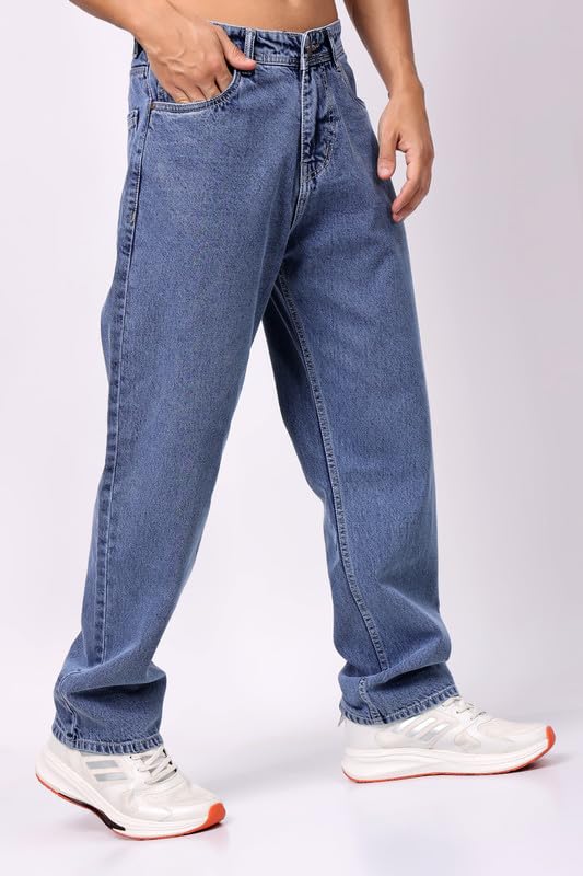 London Hills Men's Relaxed Fit Mid Rise Jeans || Relaxed