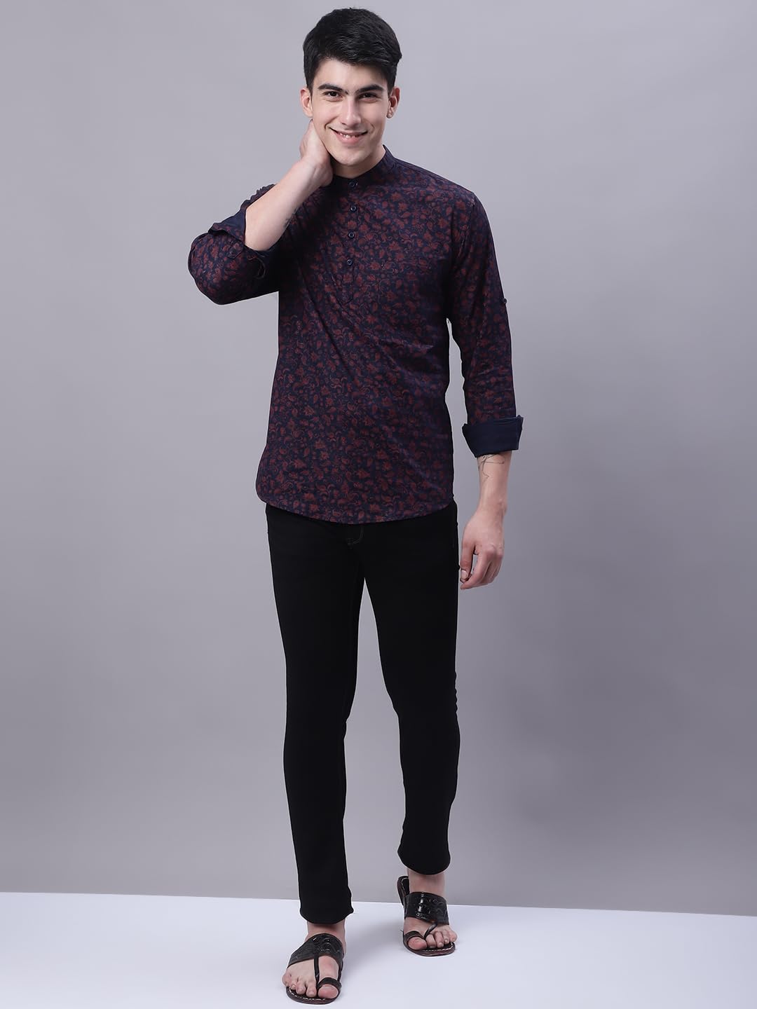Majestic Man Men's Cotton Regular Fit Short Floral
