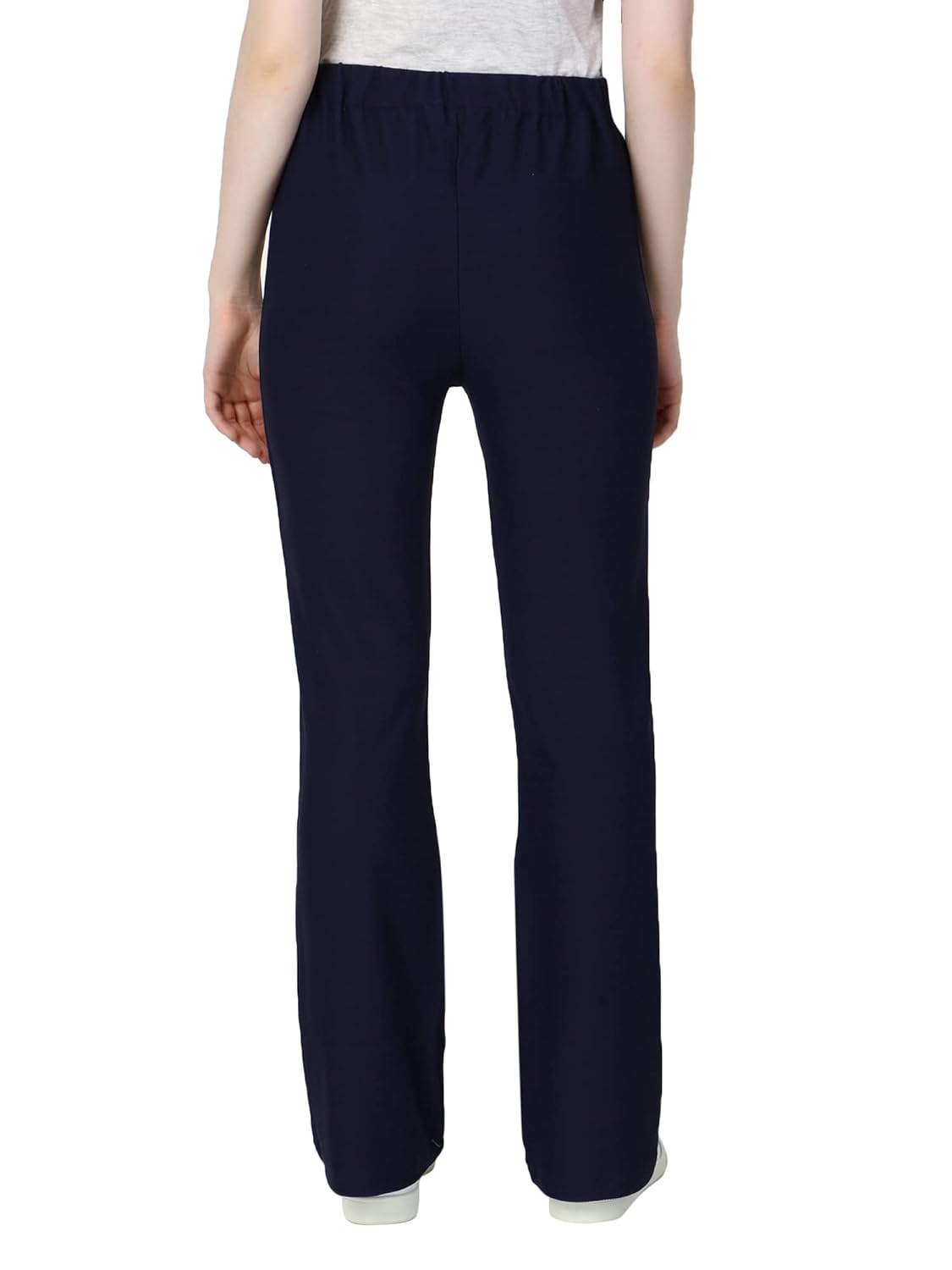 ZUVINO Ribbed Bell Bottom Office Pants, Formal Options