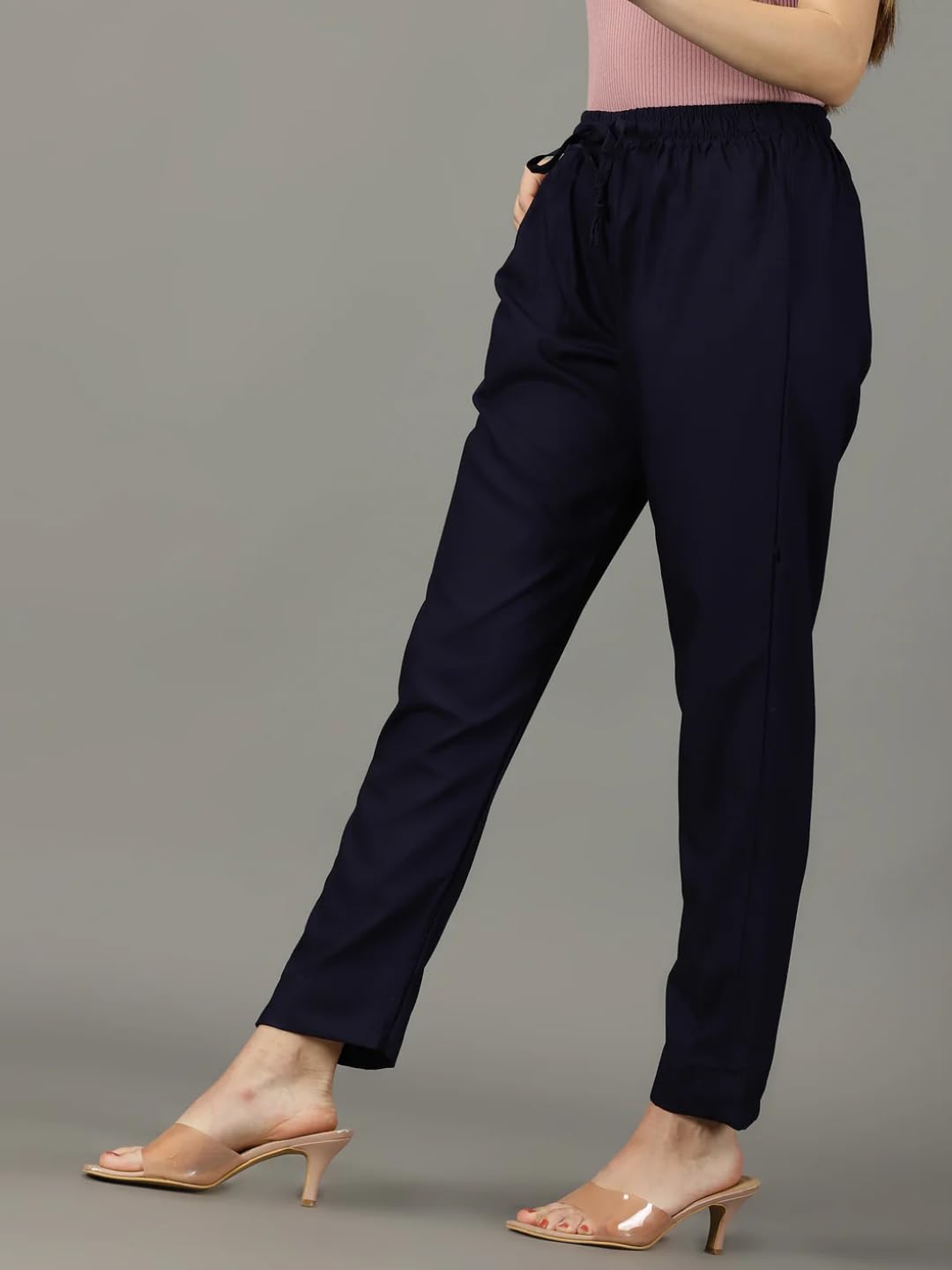 Cadila Women's Cotton Drawstring Rayon Pants
