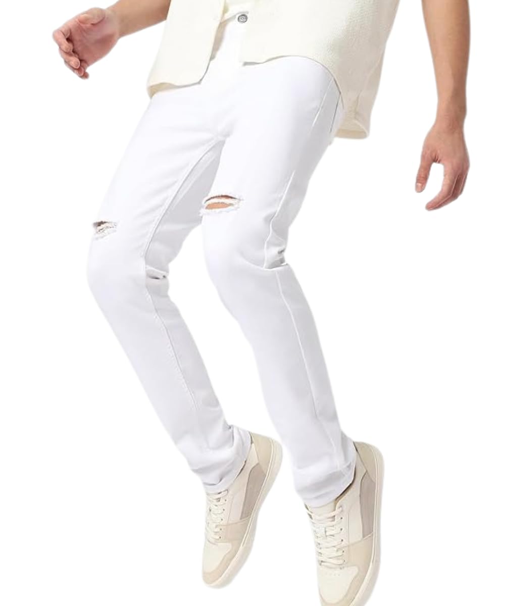 PYKAR Mens Jeans Stretchable Cotton Fabric Regular Fit
