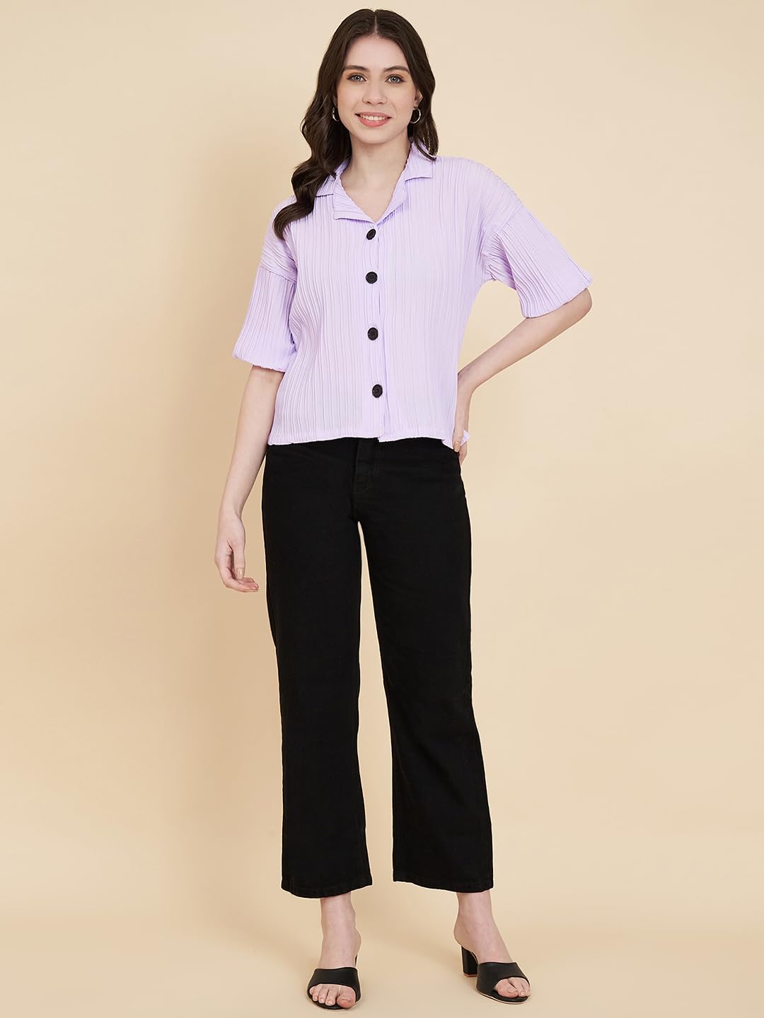 VAIRAGEE Women Cotton Blend Striped Pattern