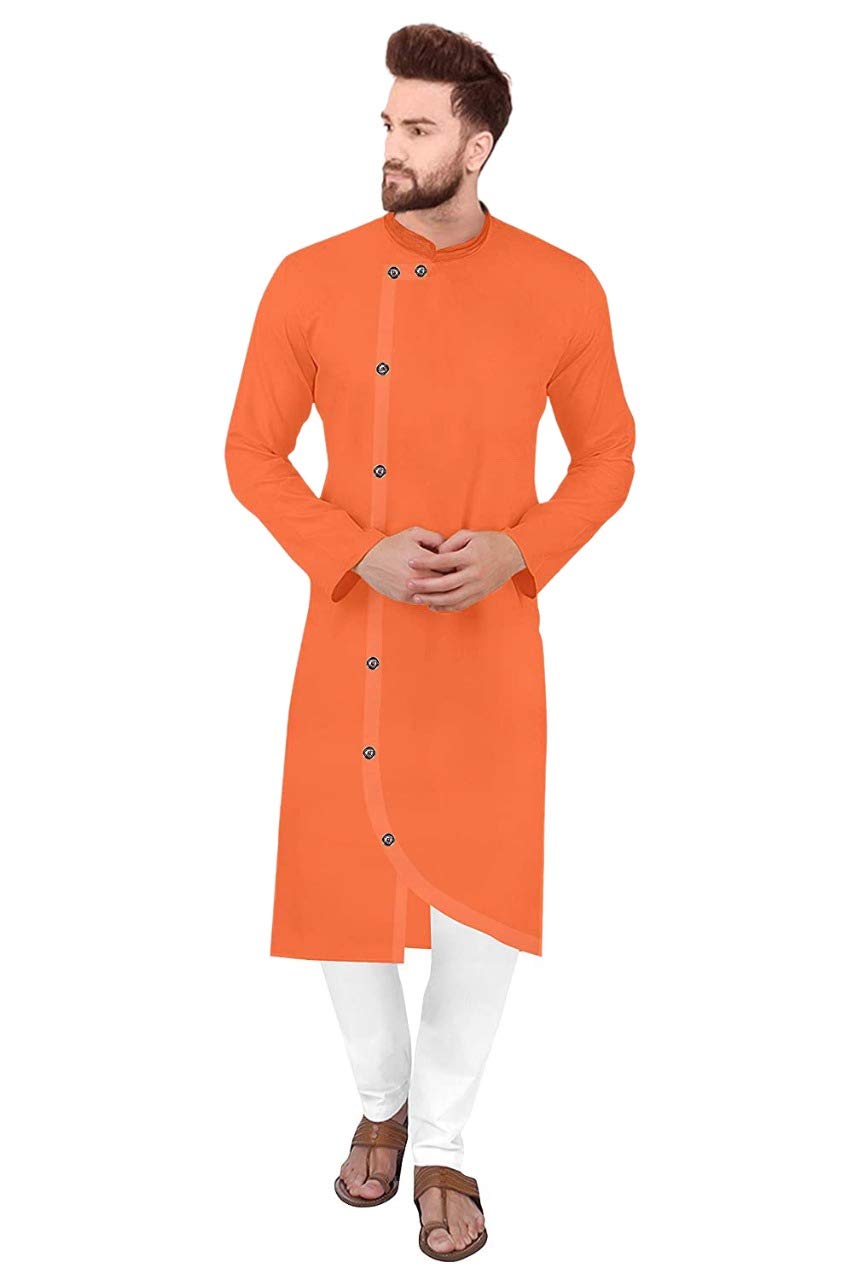 trustous Men's Cotton Kurta Set