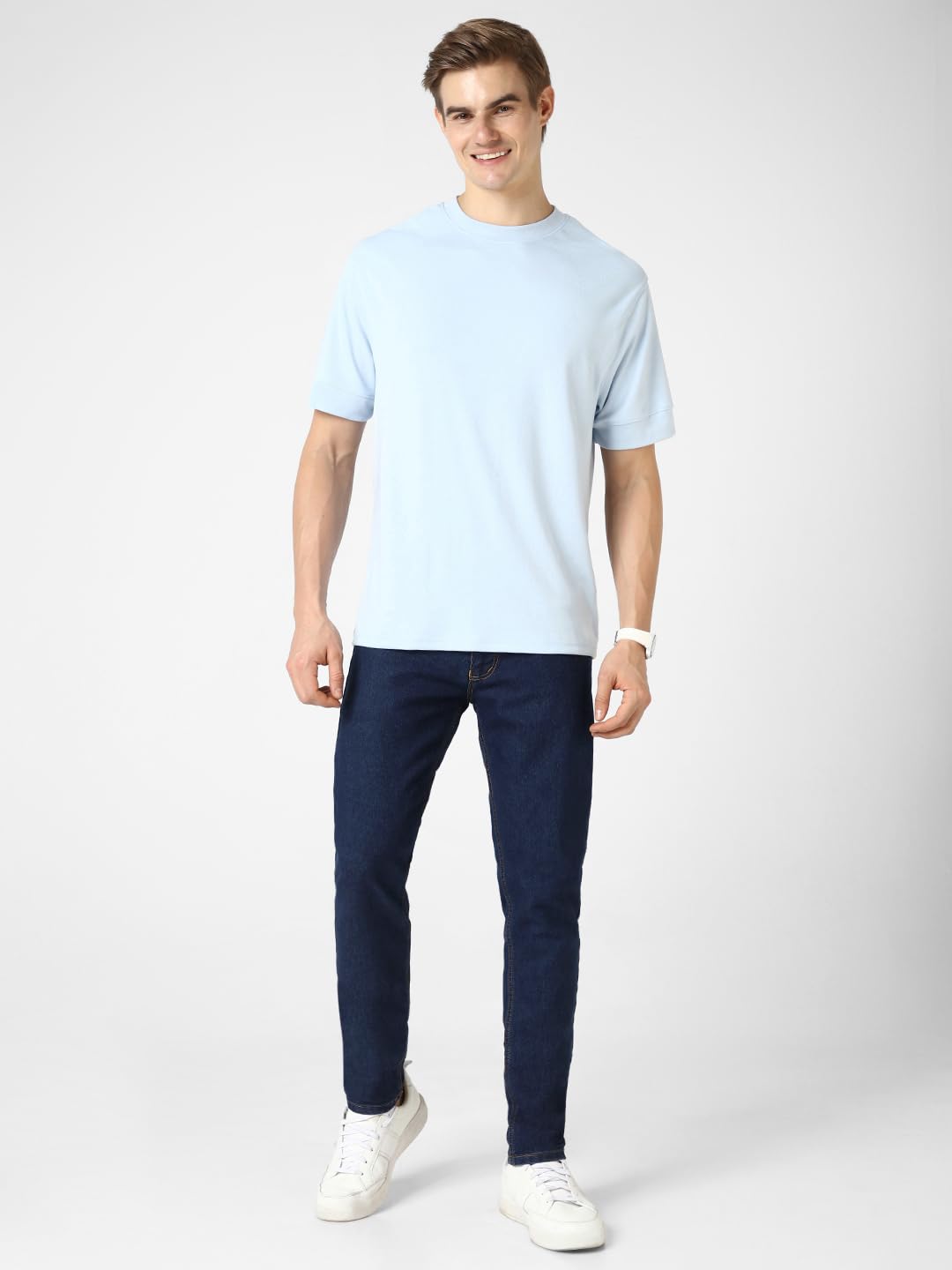 Urbano Fashion Men's Slim Fit Washed Jeans Stretchable