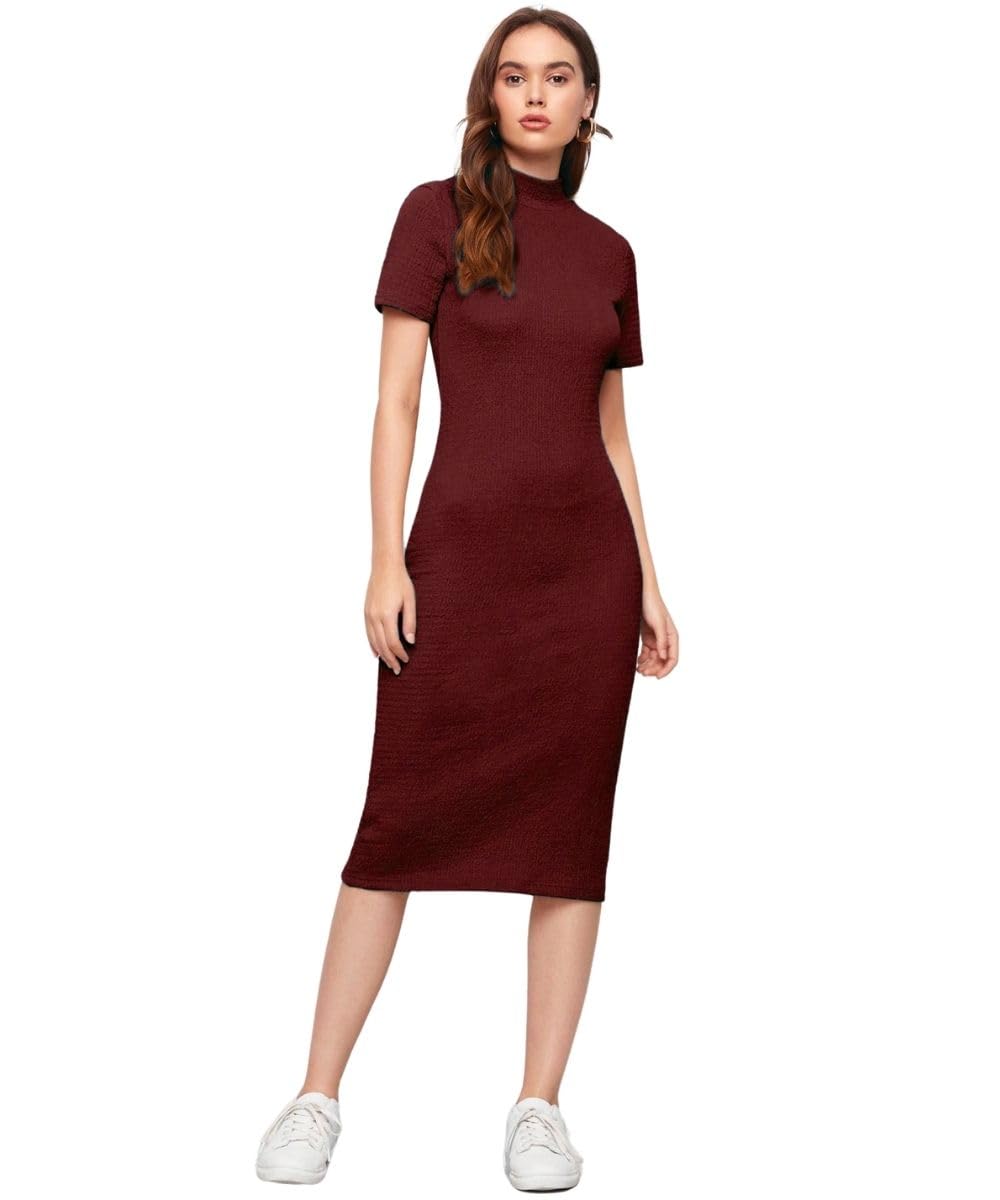 Leriya Fashion one-Piece Dress for Women Bodycon Long | Birthday Dress for Women