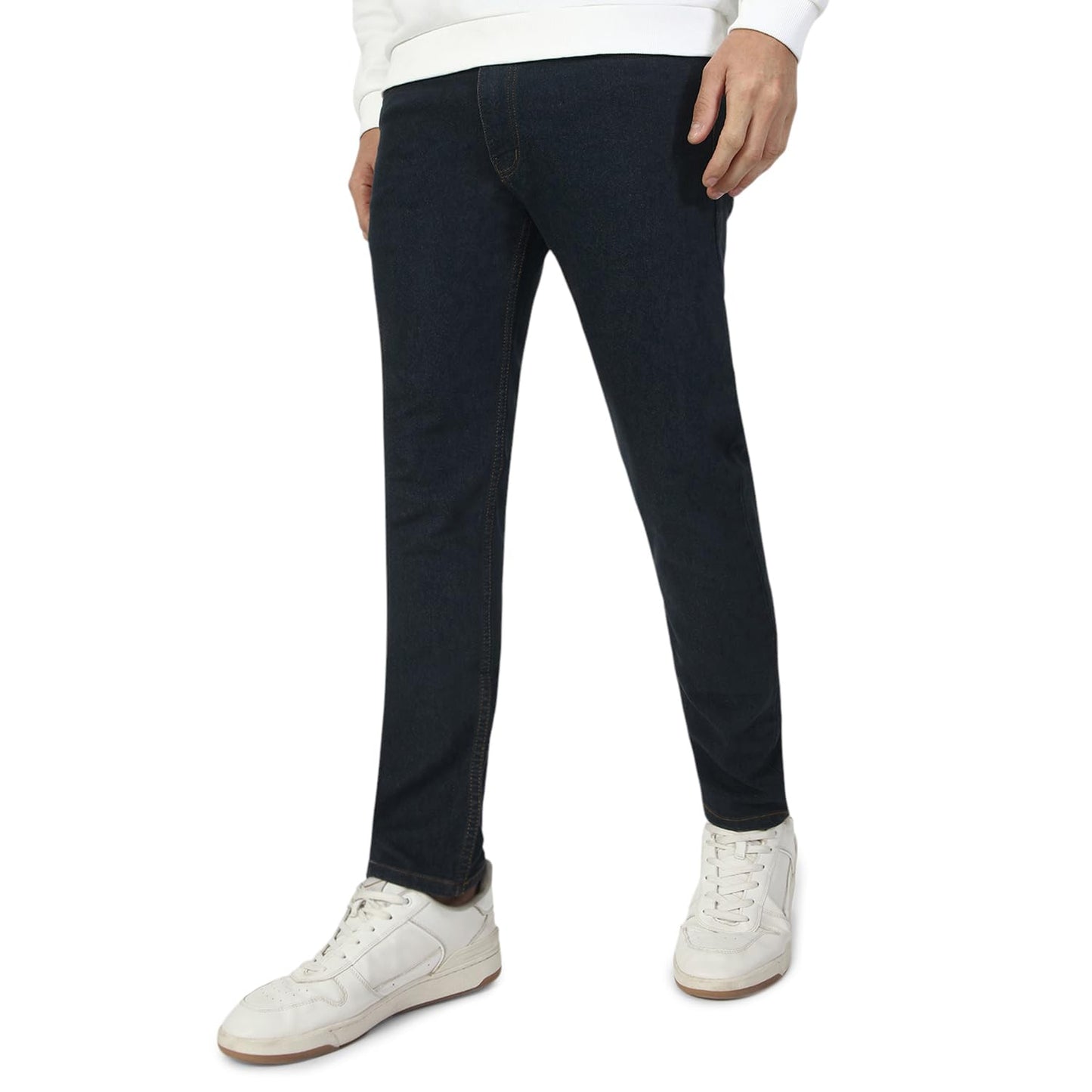 Urbano Fashion Men's Slim Fit Washed Jeans Stretchable