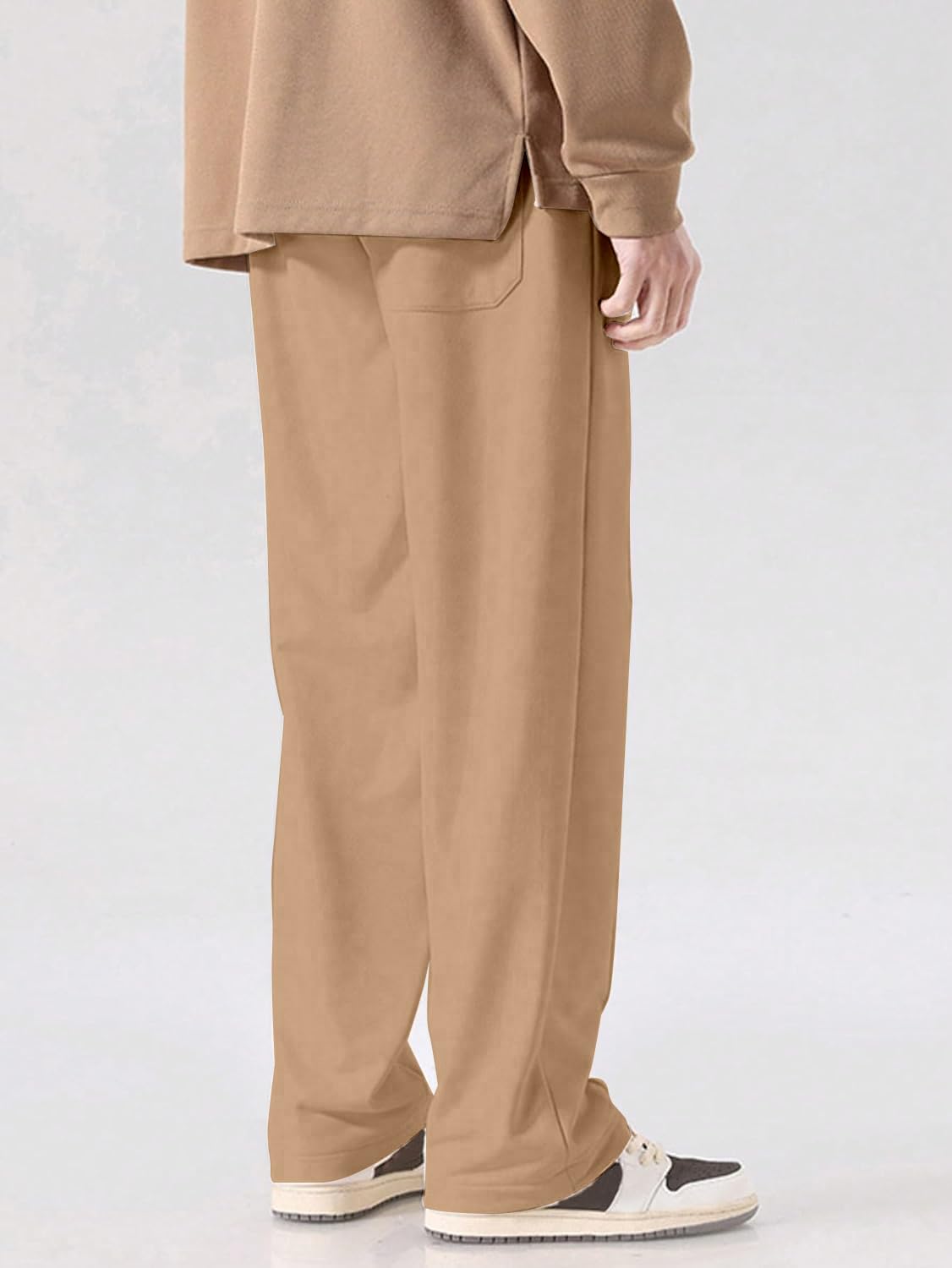 Mehrang White Loose Fit Track Pant for Men || Joggers