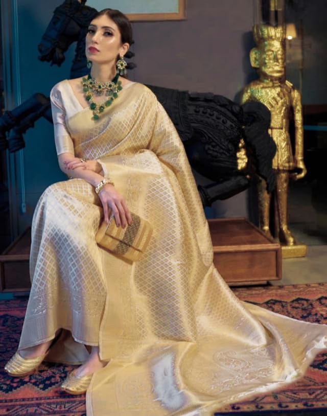 Women's Kanjivaram Soft Silk Blouse Piece For Wedding