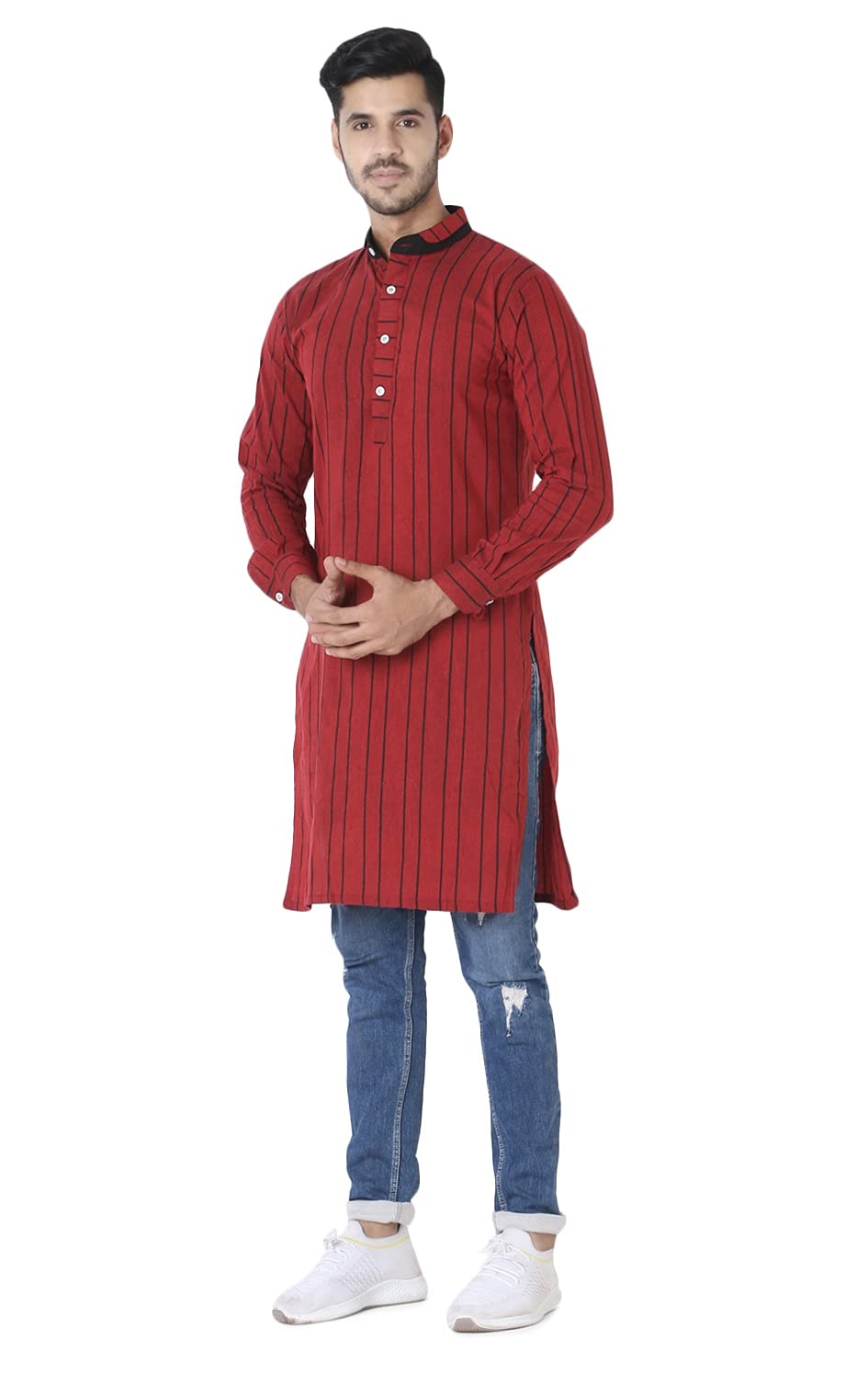 OM SAI LATEST CREATION Men's Cotton Regular Fashion