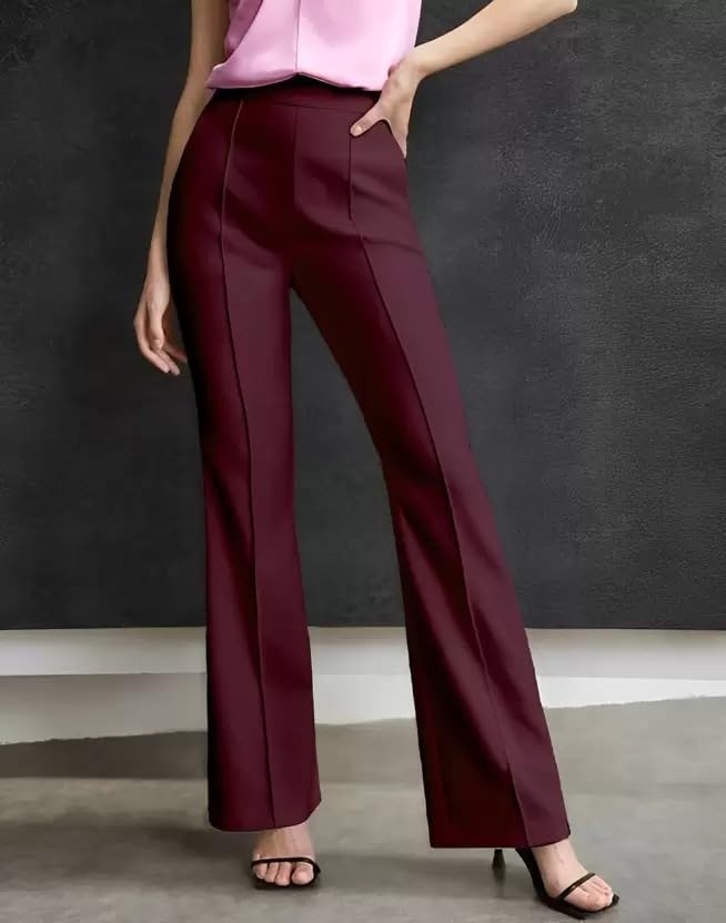 Bhagwati Silk Mill Women's Cotton Blend High Waist