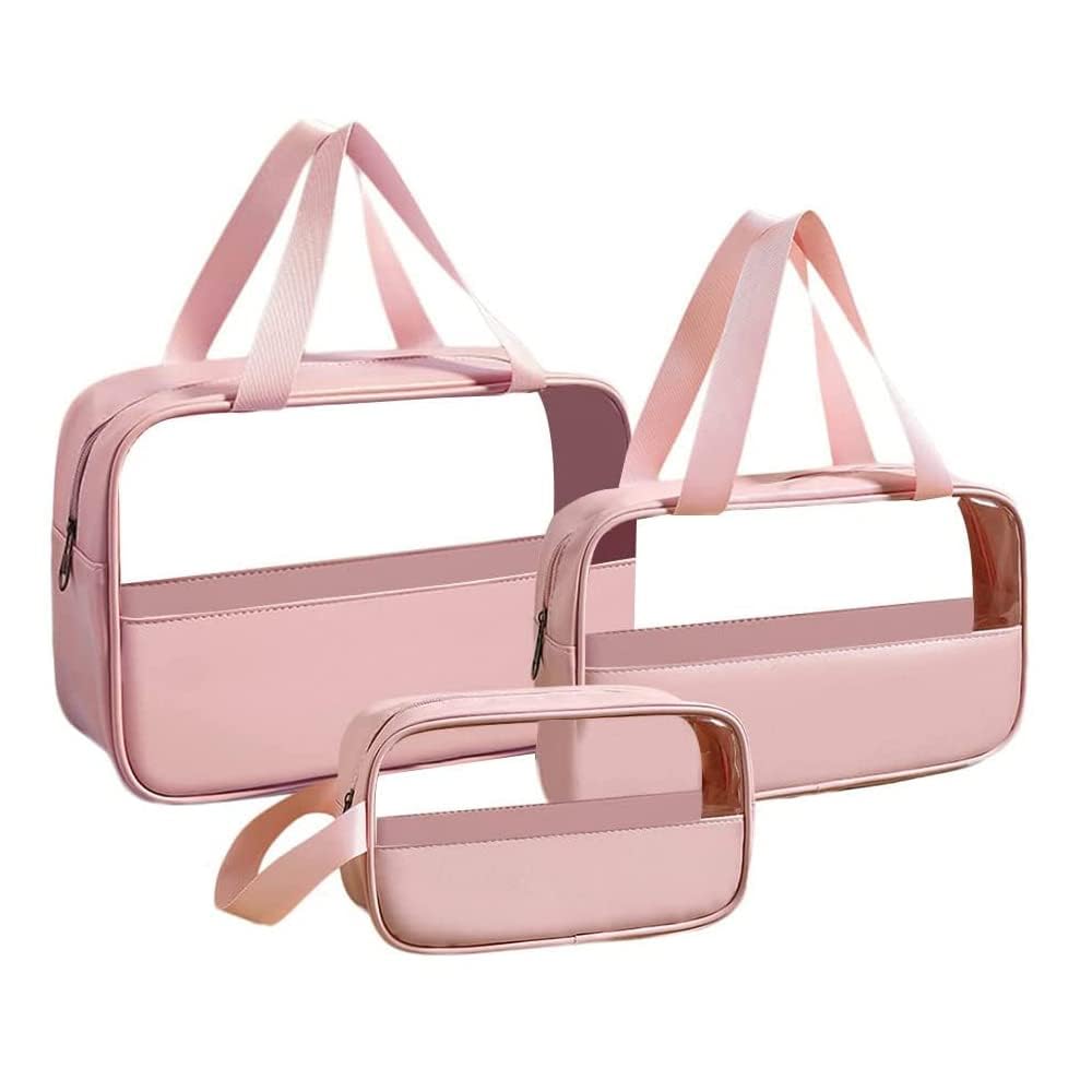 Travel Makeup Pouch Set Toiletry Bag Cosmetic Organizer