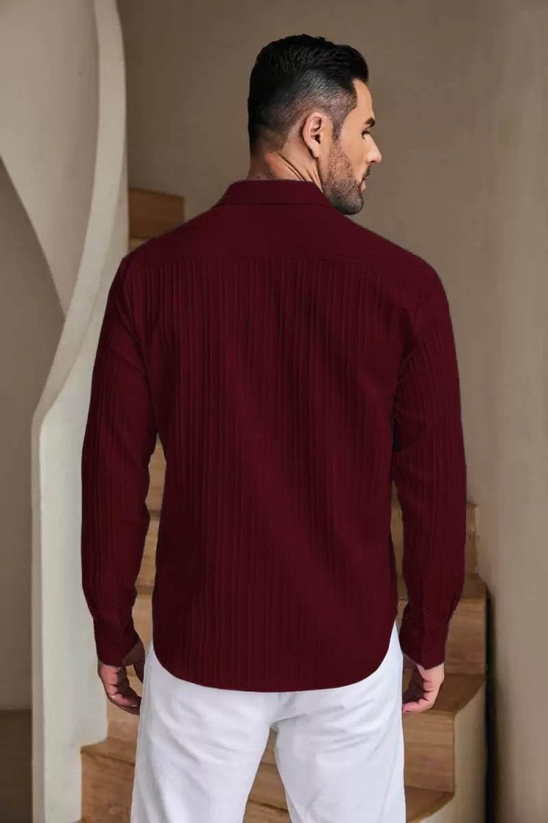 DEELMO Men's Casual Button Down Shirts Long Sleeve