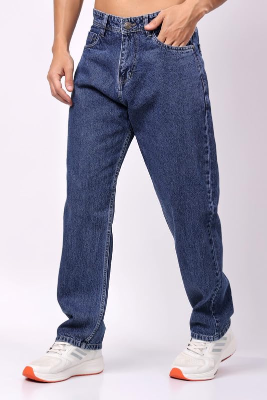London Hills Men's Relaxed Fit Mid Rise Jeans || Relaxed
