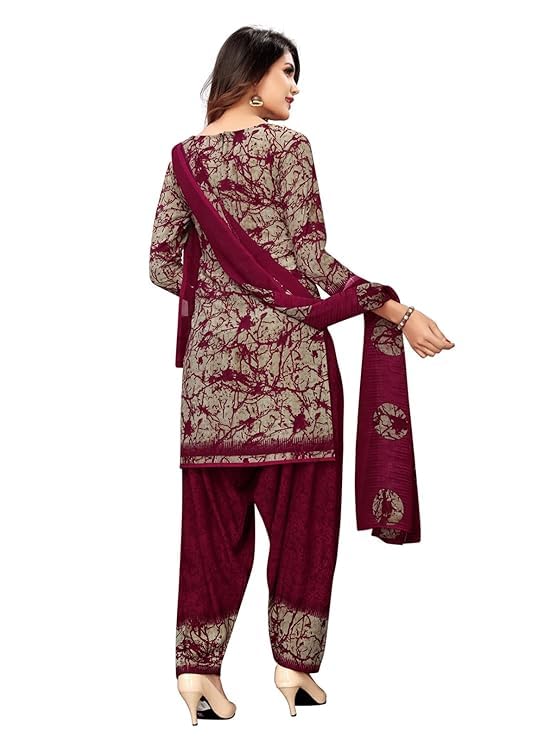 PGF Women's Crepe Printed Unstitched