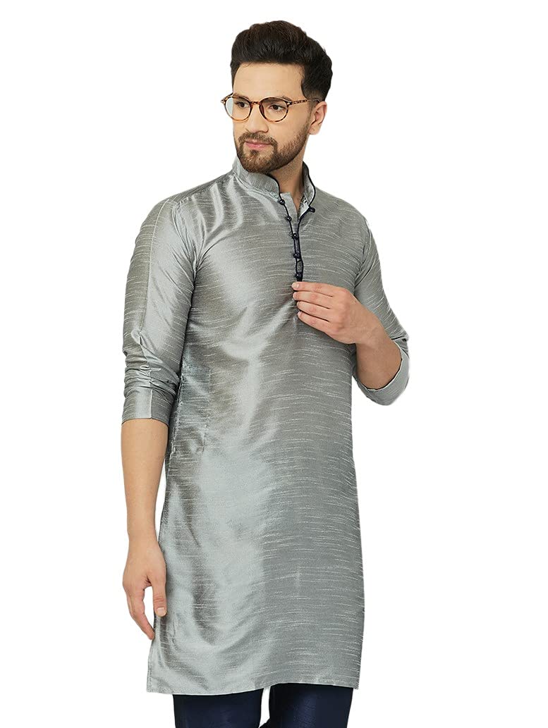 ABH LIFESTYLE Men's Silk Long Kurta only.