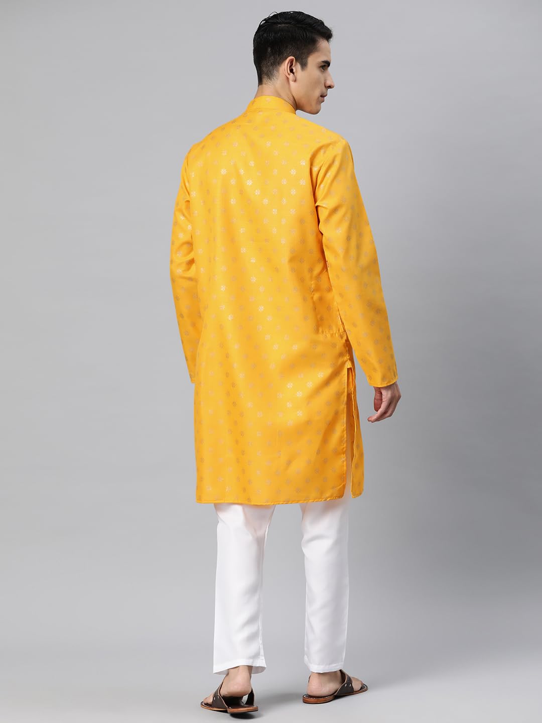 Luxrio Kurta for Men Cotton Blend Printed Regular Fit