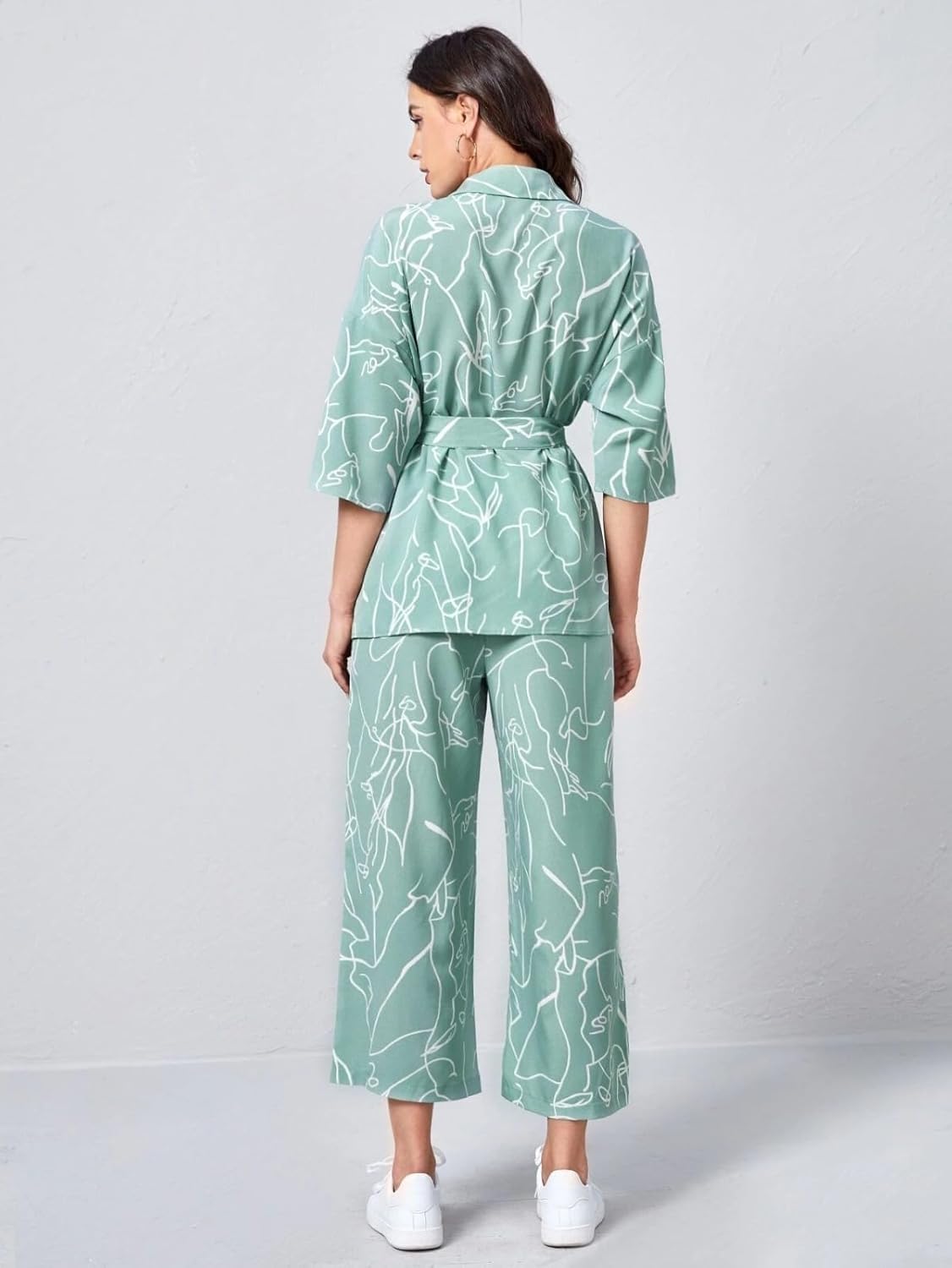 Leriya Fashion Women Formal Floral Printed Rayon Western Co-ord Set for Women(Available in 2XL and 3XL)