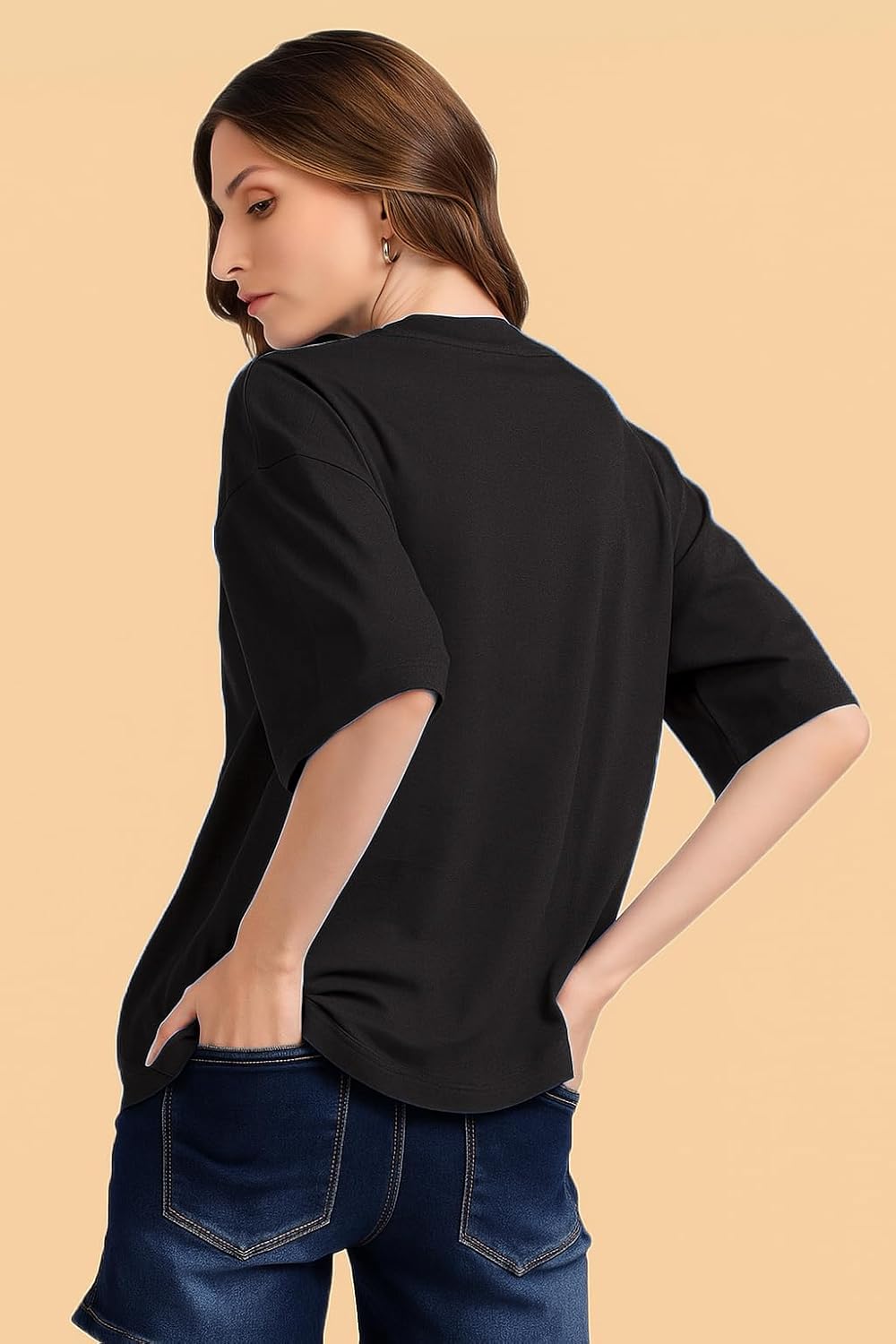 ALONE EAGLE Oversized Baggy Fit Drop Shoulder