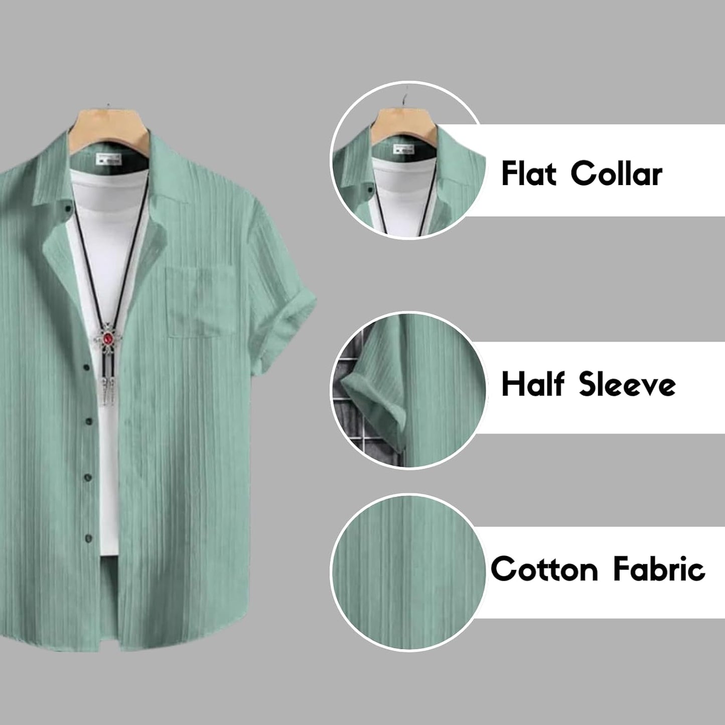 Vikita Enterprise Cotton Stylish Boys Shirts Regular Fit