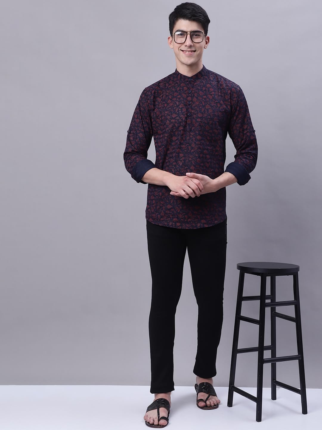 Majestic Man Men's Cotton Regular Fit Short Floral