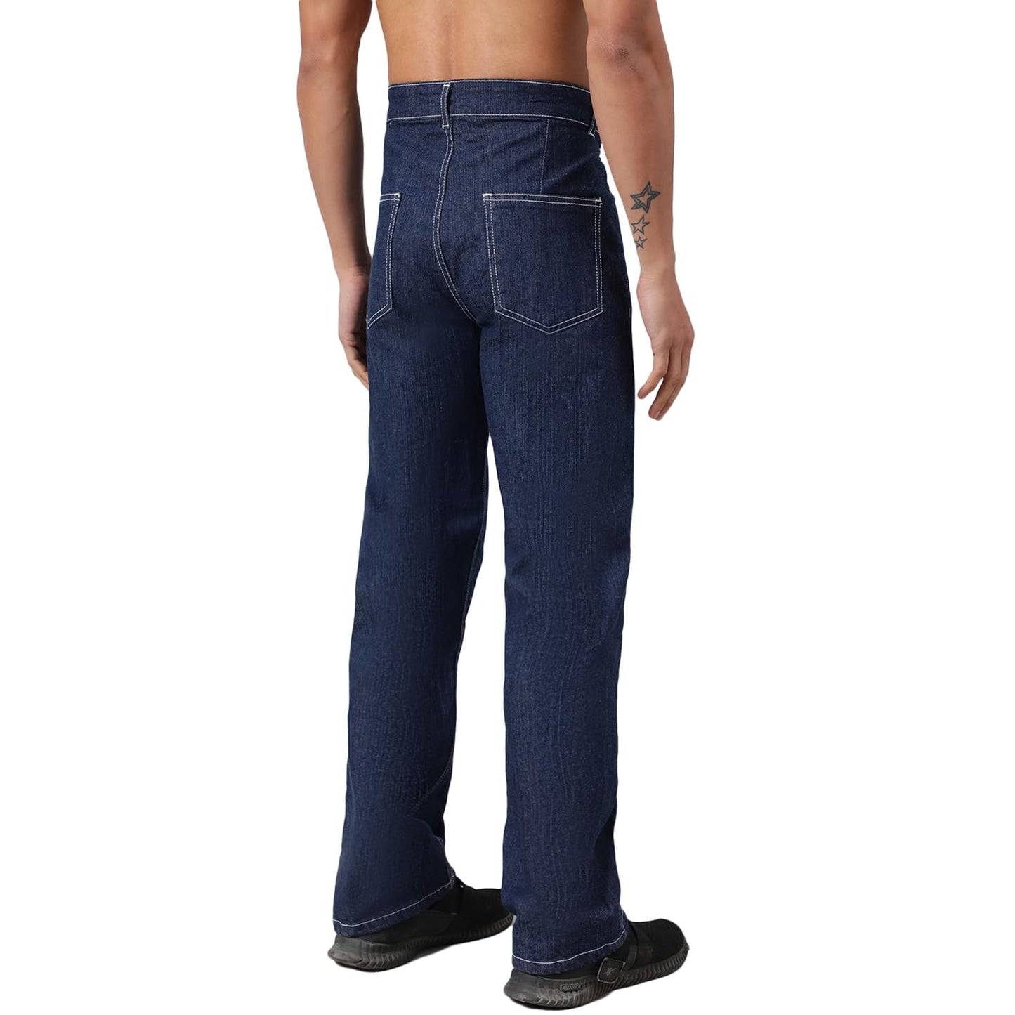 KOTTY Men’s Relaxed Fit Straight-Leg Jeans