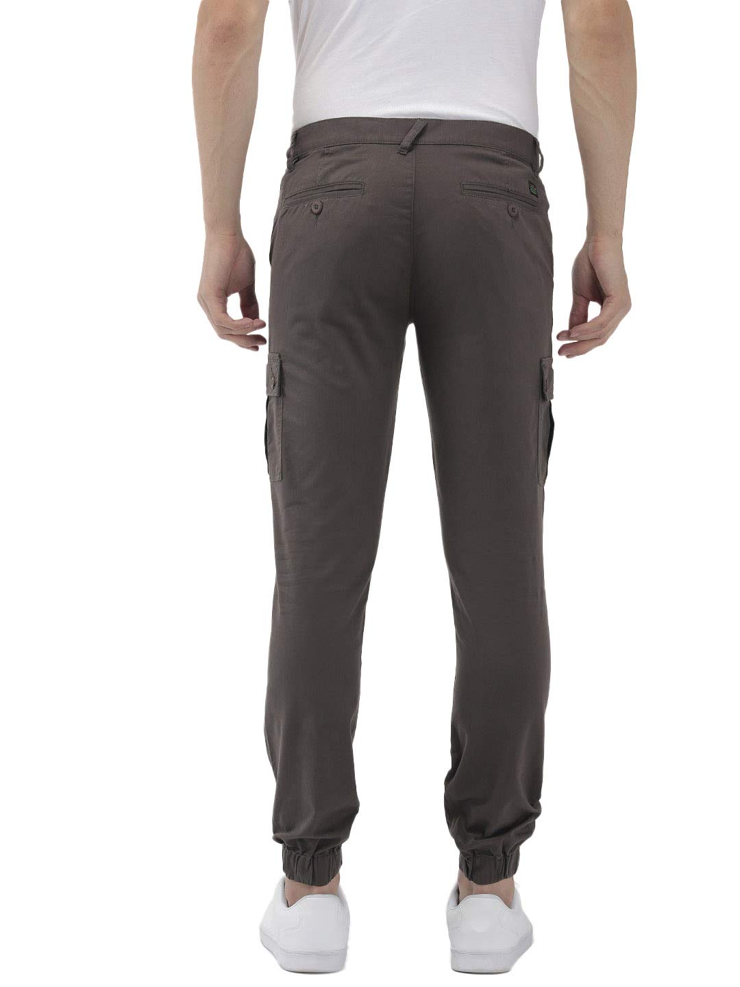 The Indian Garage Co Men's Slim Fit Mid Rise Cargo Pant