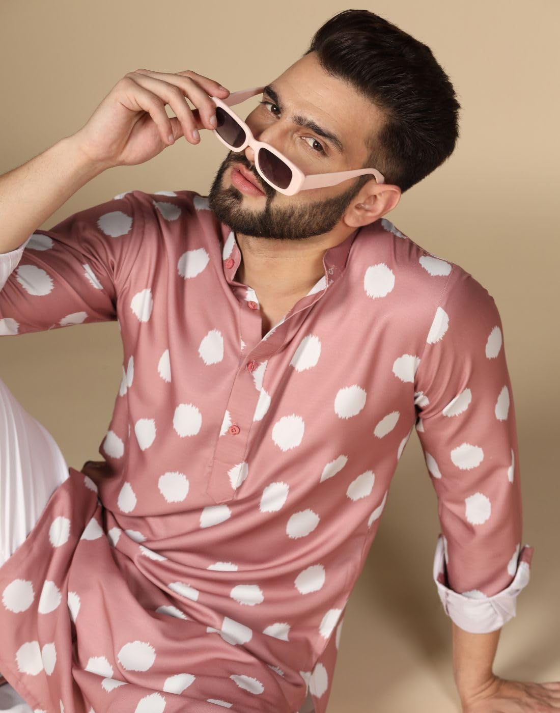 Leriya Fashion Men's Kurta | Rayon Printed Kurta