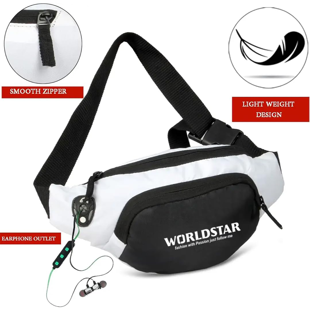 WORLD STAR Waist Bag for Men & Women | Fanny Pack