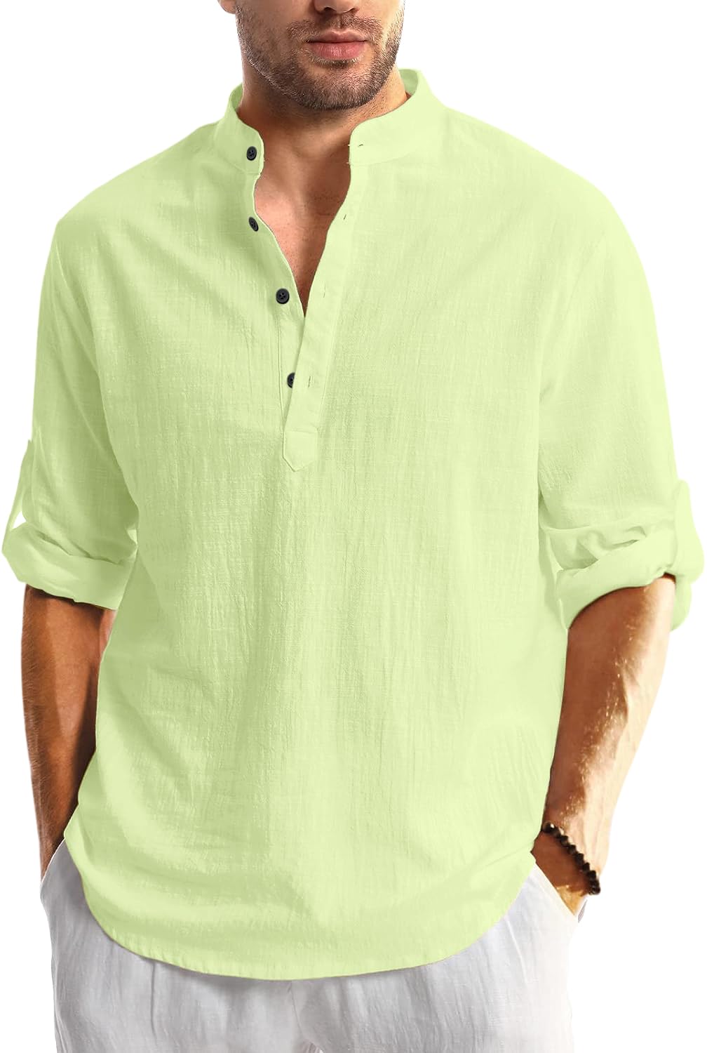 Men Solid Cotton Blend Straight Kurta Shirt Pack of 2